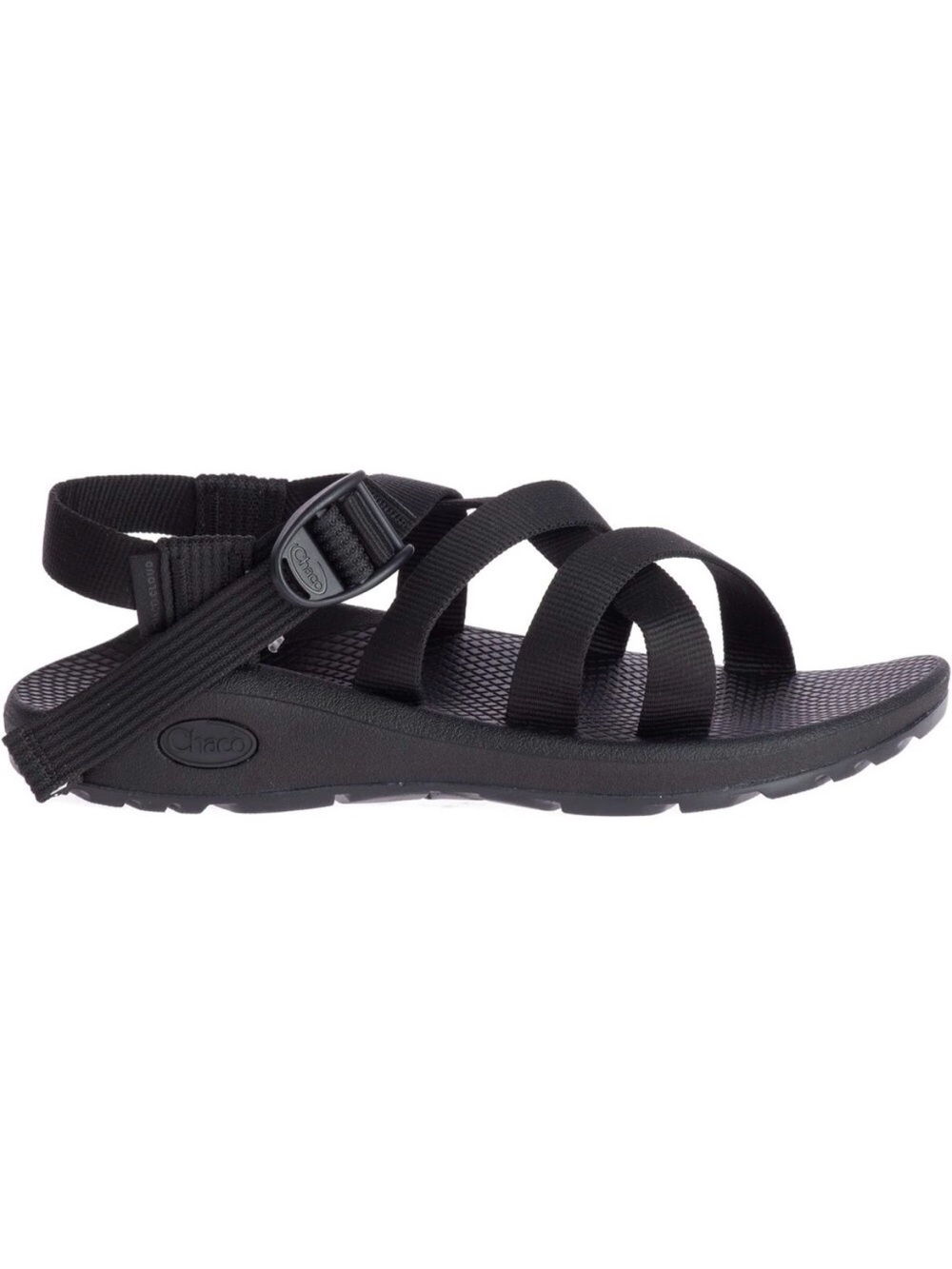 Banded Z Cloud Chaco Sandals — Black, W8